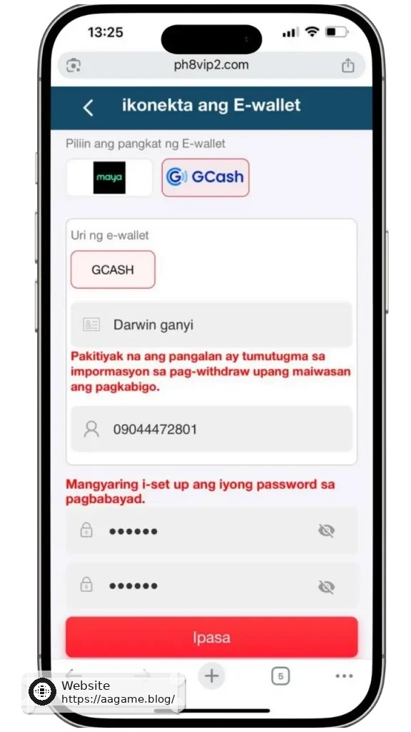 AAGAME Mag withdraw 2