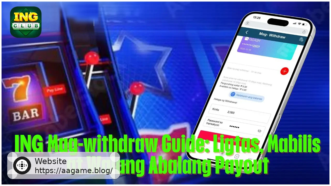 AAGAME Withdrawal Guide Fast Secure and Hassle Free Payouts