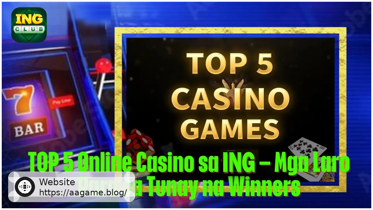 TOP 5 Online Casino Games on AAGAME